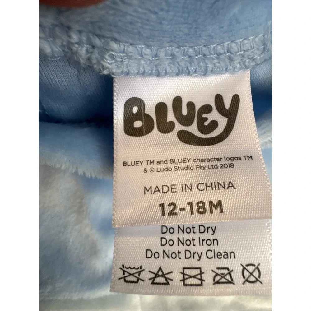 Officially Licensed Bluey Toddler Costume Outfit 12-18 Months Halloween Kids - Picture 4 of 9